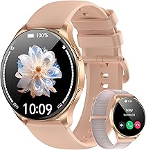 Blackview Smartwatch, Bluetooth Calls, 1.43 Inch AMOLED Screen, SpO2/Heart Rate Monitor/Sleep Monitor, Women's Smart Watch with 100+ Sports Modes, Whatsapp Message, for Android & iOS