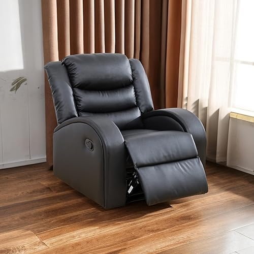 Miniatura 26 de A Ainehome Juego de sofá reclinable de lujo para sala de estar, juego de sofá reclinable de cuero y sillas de dos plazas, juegos de muebles de sala