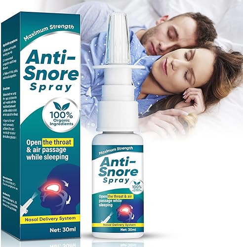 Dispositivos antironquidos, spray natural antironquidos a base de hierbas, ayuda eficaz para reducir ronquidos, solución para ronquidos para un
