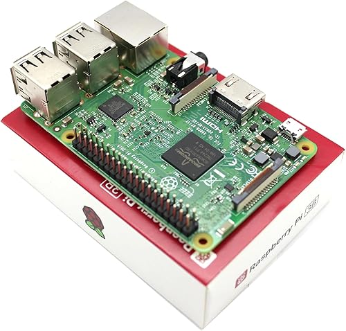 Vista 8 de DIGISHUO Raspberry Pi 3 Modelo B Board 1G Ram 400MHz LAN inalámbrica y Bluetooth 3B+ Versión (Raspberry Pi 3B módulo)