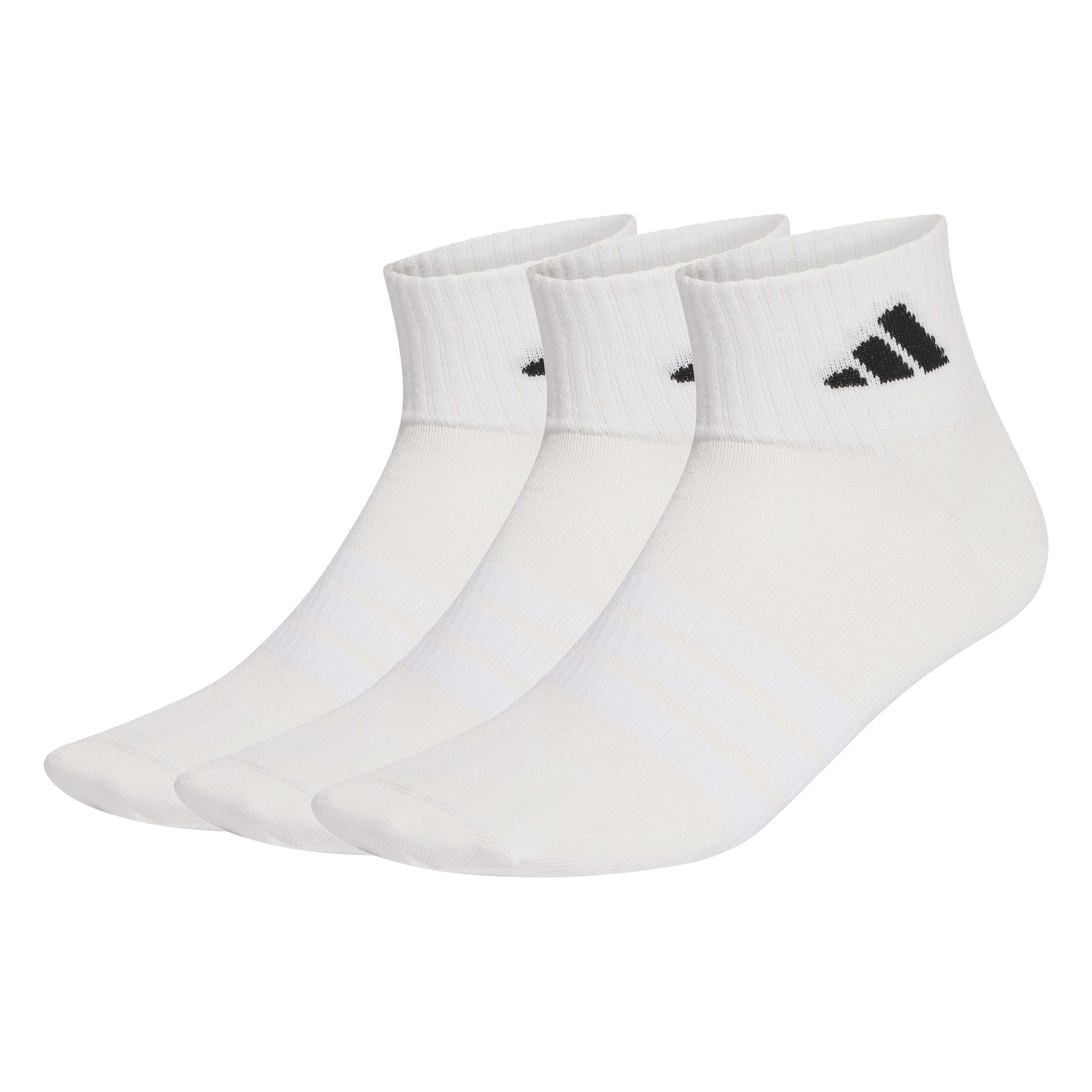 adidas Unisex Kids THIN&LIGHT SPORTSWEAR ANKLE SOCKS 3 PAIR PACK KXL