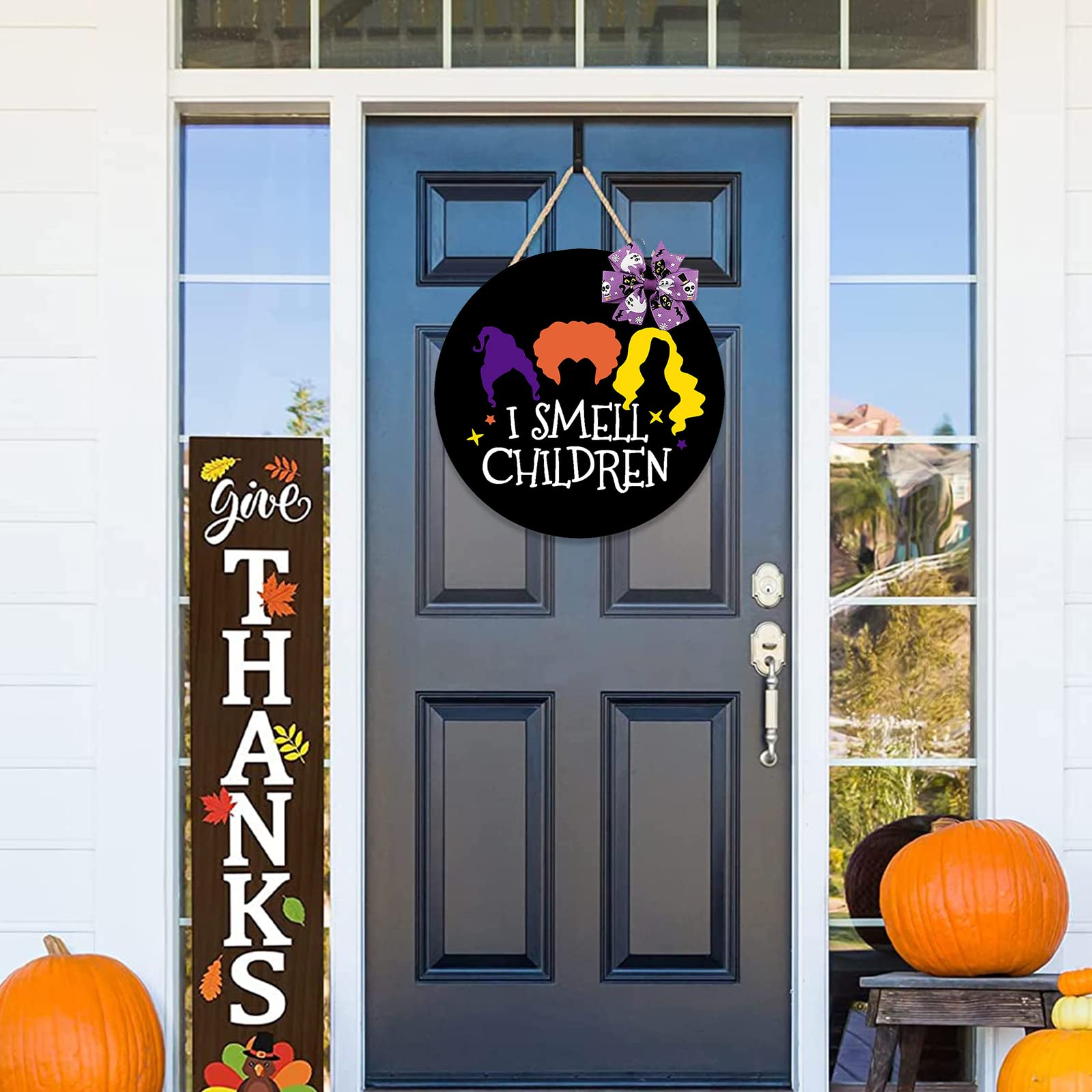 Snapklik.com : Halloween Door Sign Hocus Pocus Decor - I Smell Children ...