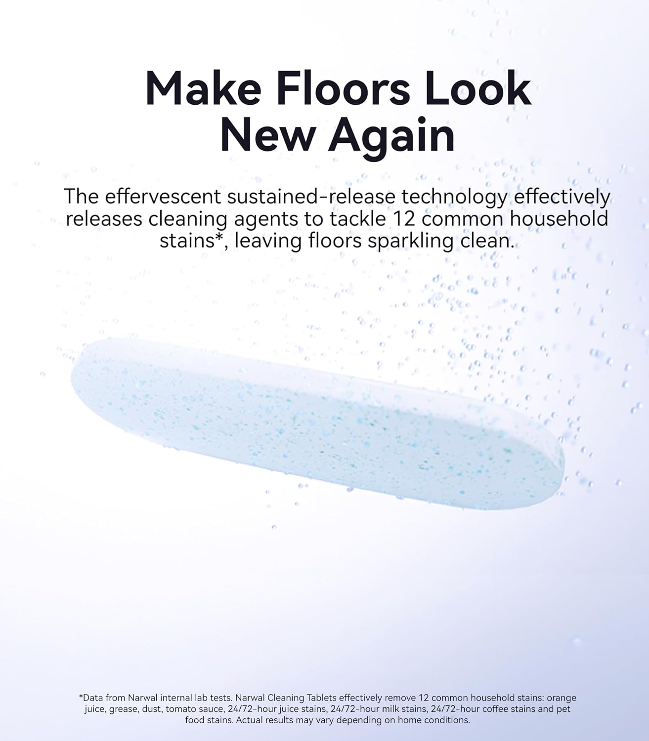 NARWAL Robot Vacuum and Mop Floor Cleaning Tablets (Model: for Freo Pro | Freo X10 Pro) - 3