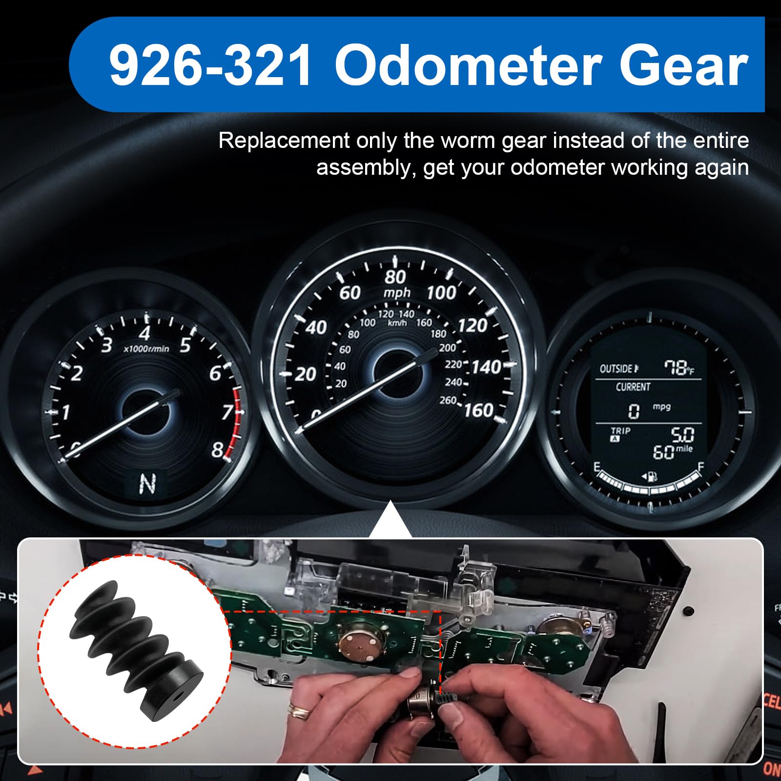 Ford Ranger Odometer Gear Replacement - ERETOW -7 Ford Ranger Odometer Gear Replacement - ERETOW -7