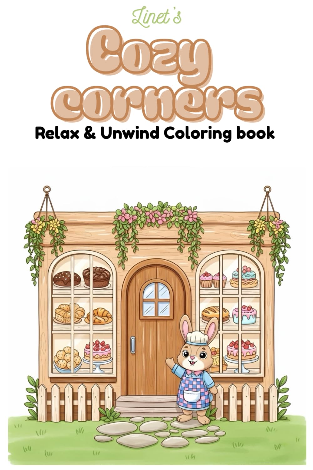 Cozy Corners Coloring Book for Adults: Warm & Whimsical Cottage Spaces for Relaxation , Stress Relief and Creative Calm