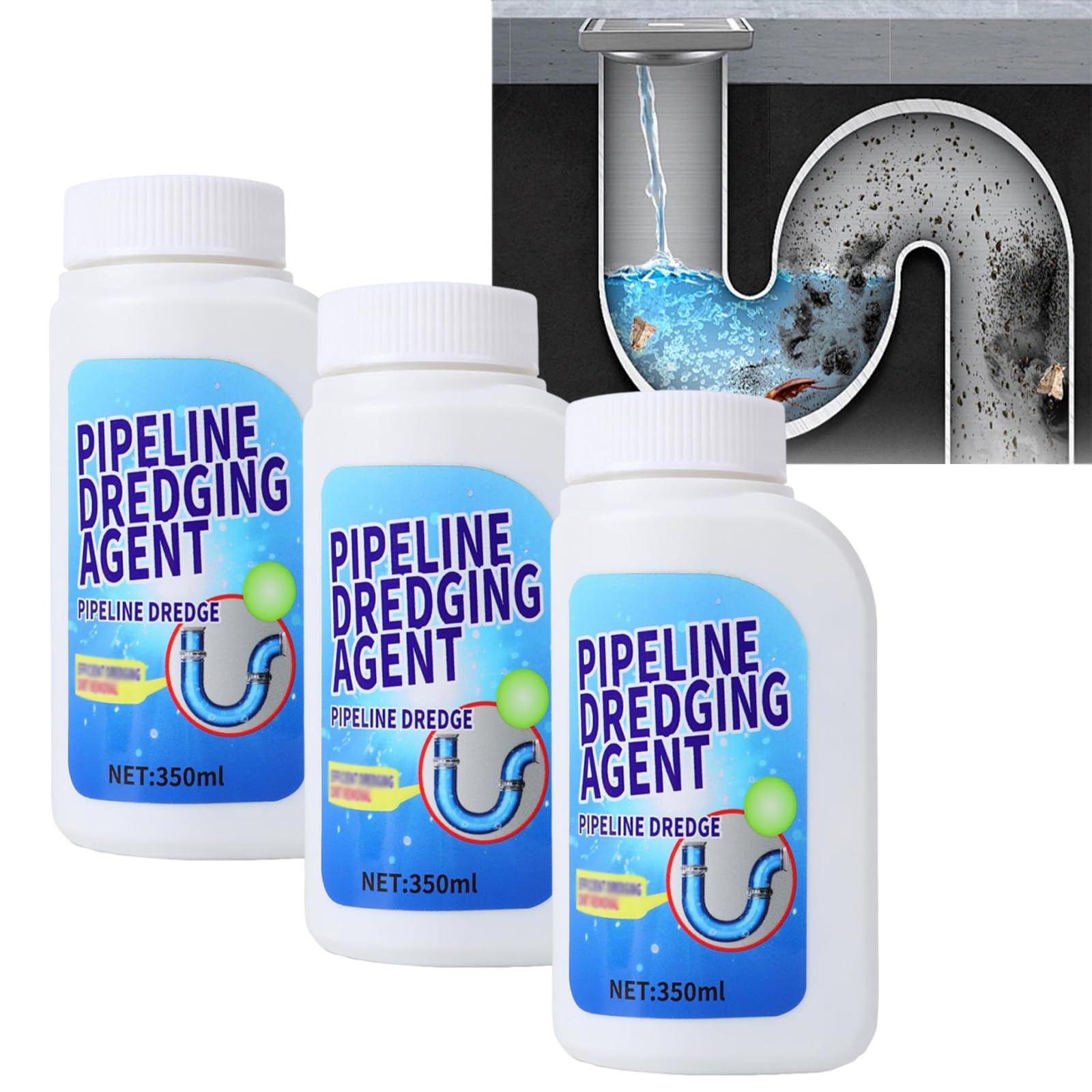 Pipeline Dredging Agent,Powerful Pipe Dredging Agent,For Kitchen And Toilet Pipelines