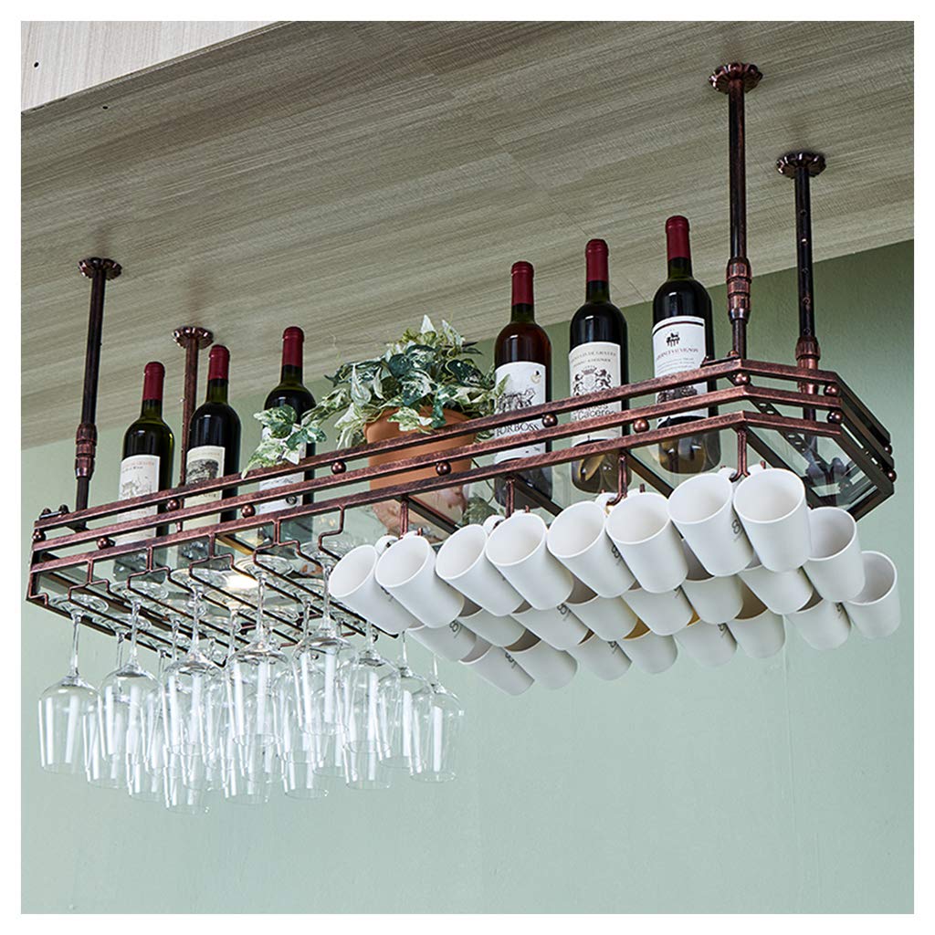 Hanging wine glass holder pour créer une ambiance bistrot vintage chez soi