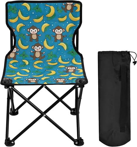 Outdoor Folding Cute Monkey Banana Camping Chairs for Adults Portable Camping Chair Lightweight Lawn Chair 202a4601