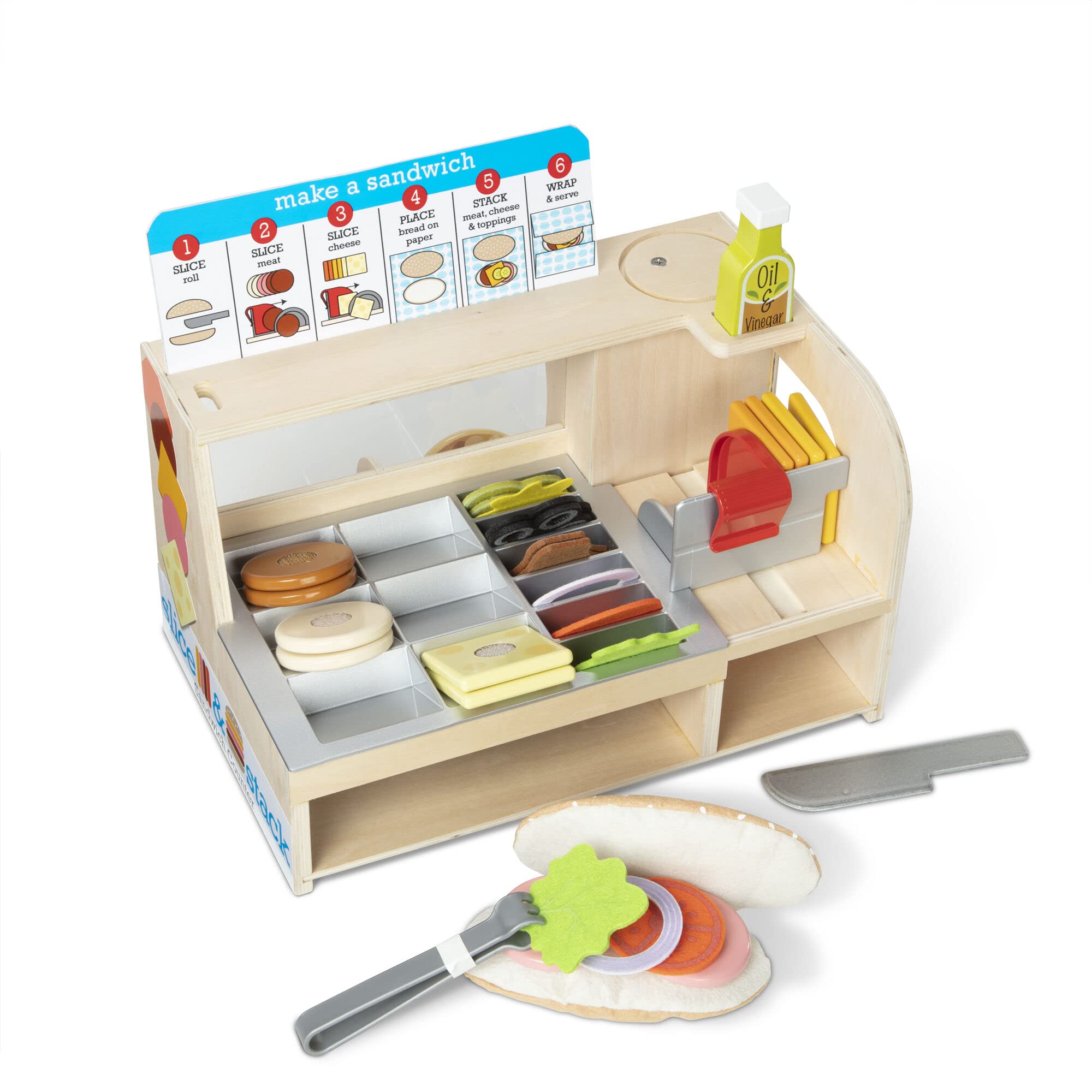 Amazon | Melissa & Doug Slice & Stack S a n d w i c h