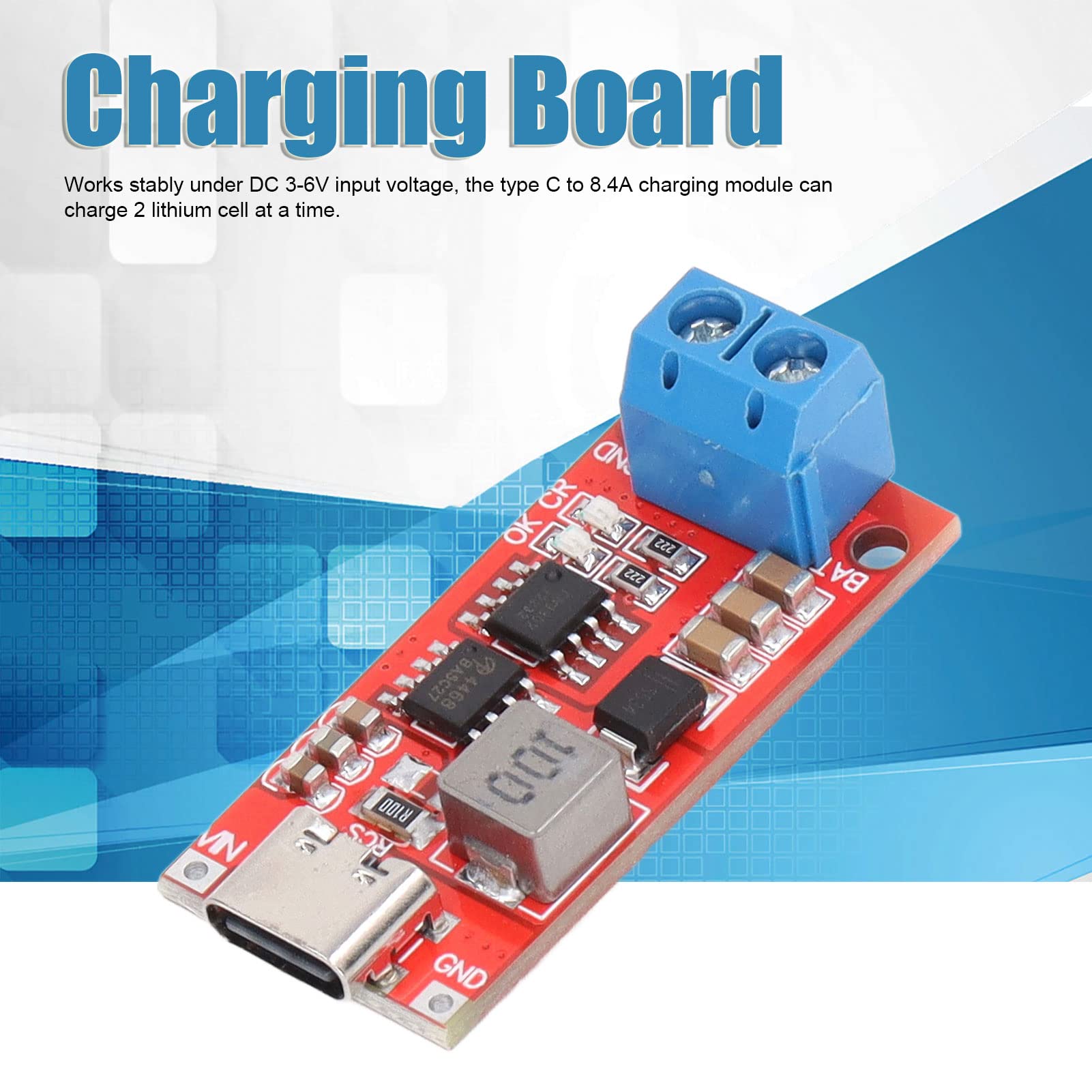 Modulo Di Ricarica 2S Per Batterie Al Litio – Boost Da 3-6V A 8.4V, 2 Pezzi, Versioni 1A/2A/4A