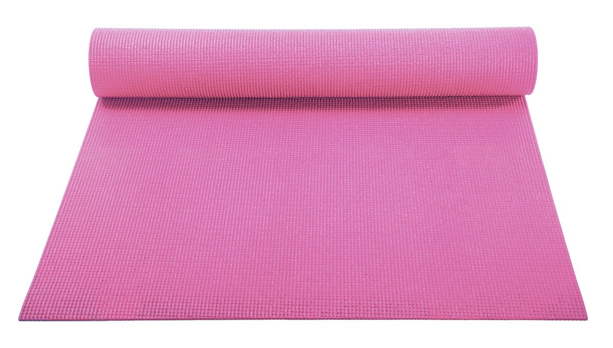 YogaAccessories 1/8'' Lightweight Classic Yoga Mat and Exercise Pad