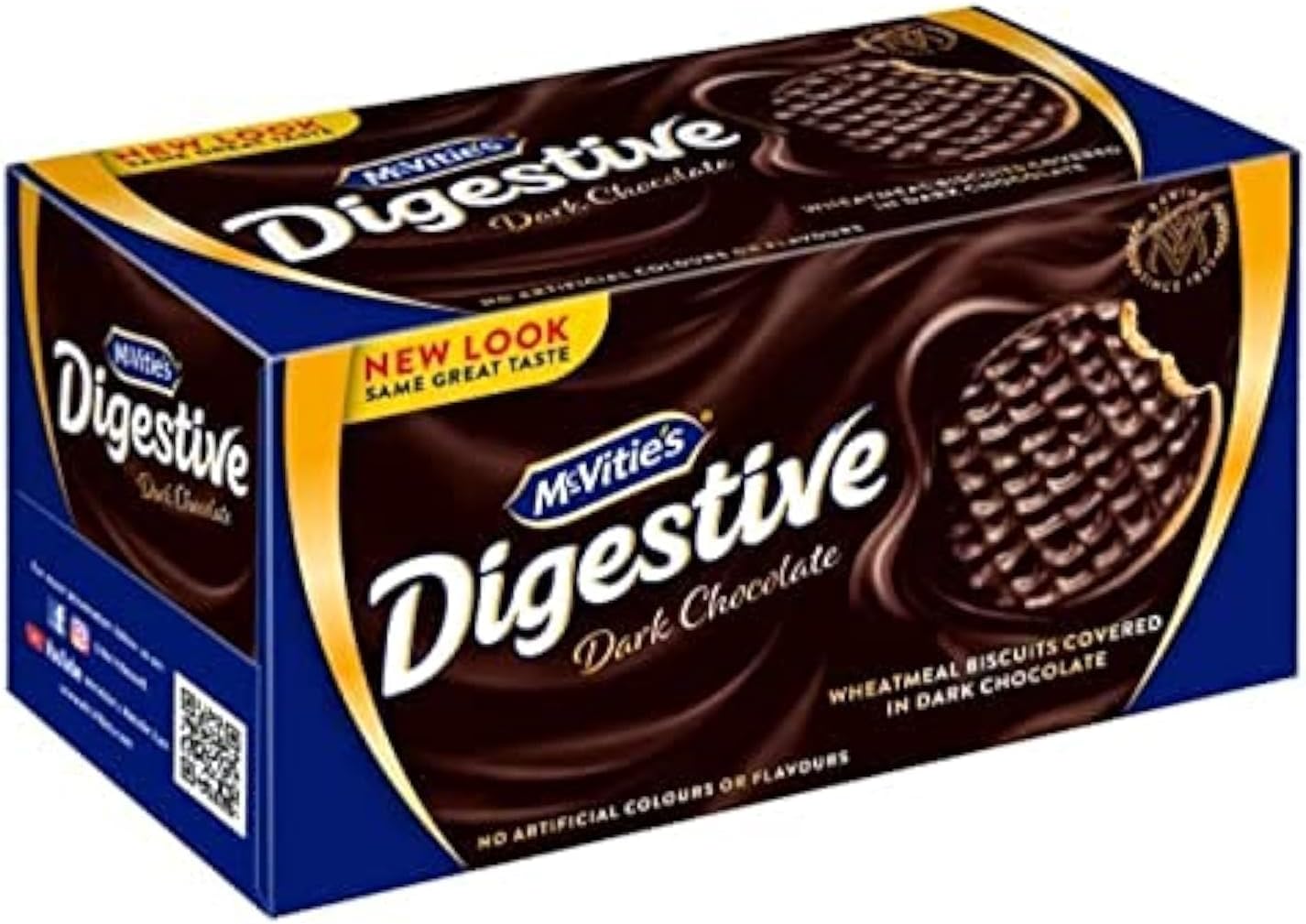 (Uk) Imported Dark Choco Digestive Biscuit With Goodness Of Whole Meal | Delicious & Healthy Cookie, No Artifical Colour And No Hydrogenated Vegetable Oil, 200G