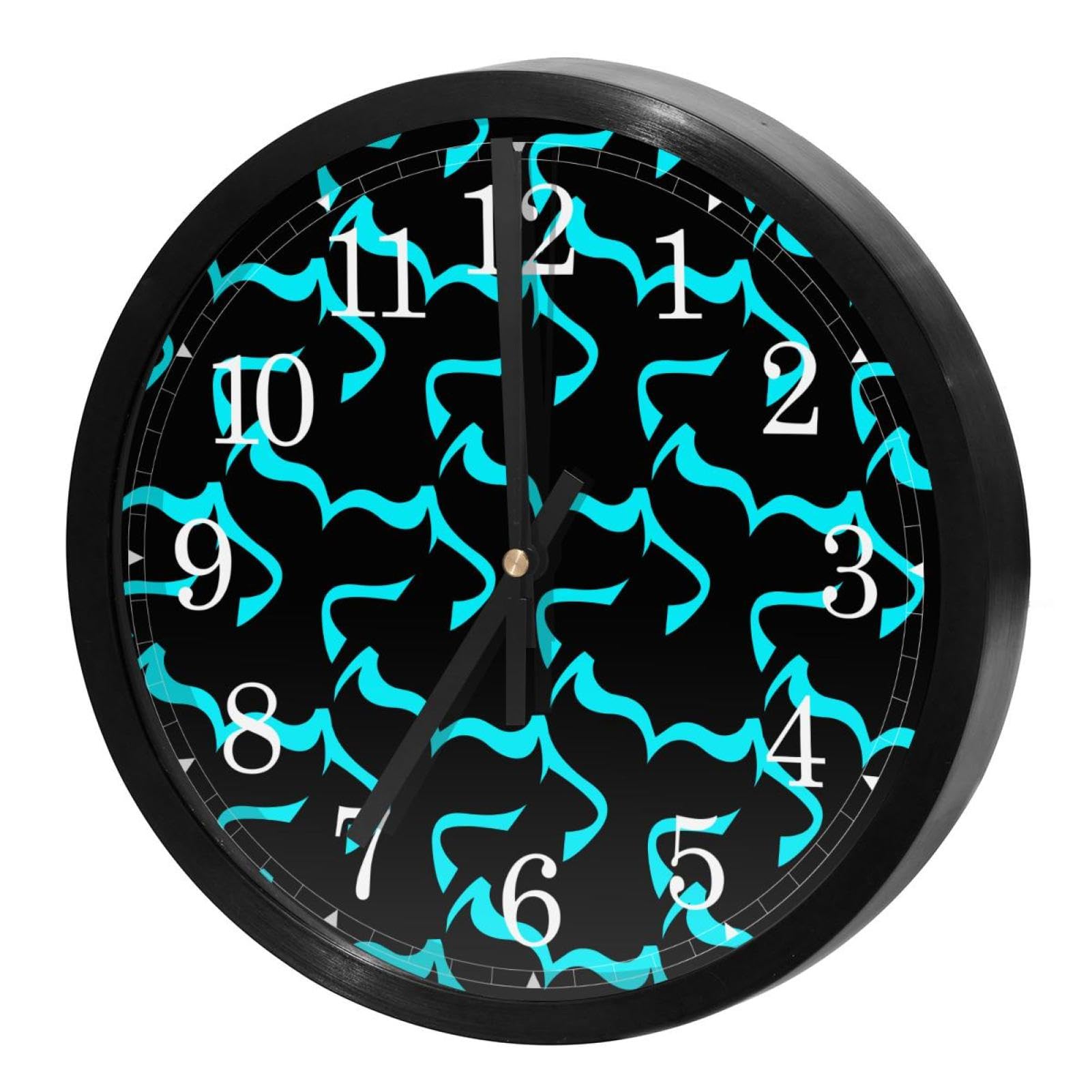 Horloge murale silencieuse sans tic-tac à piles pour retrouver le sommeil