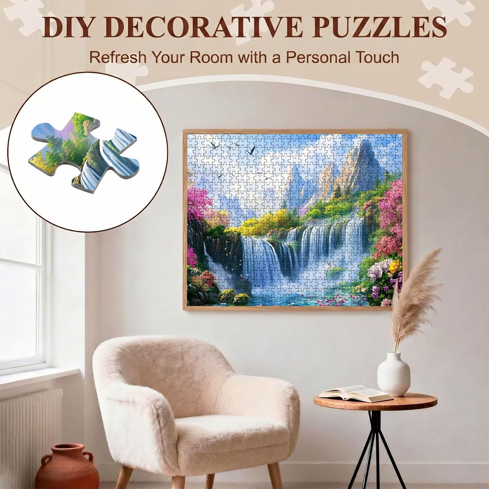 Puzzle 4000 Pezzi Classici, Puzzle paesaggio Autunno-2 141 x 87 cm, Gioco Educativo e Antistress in Legno con Poster Incluso, Ttività DIY per Famiglia, Regalo per Appassionati, Decor Parete, f0-510