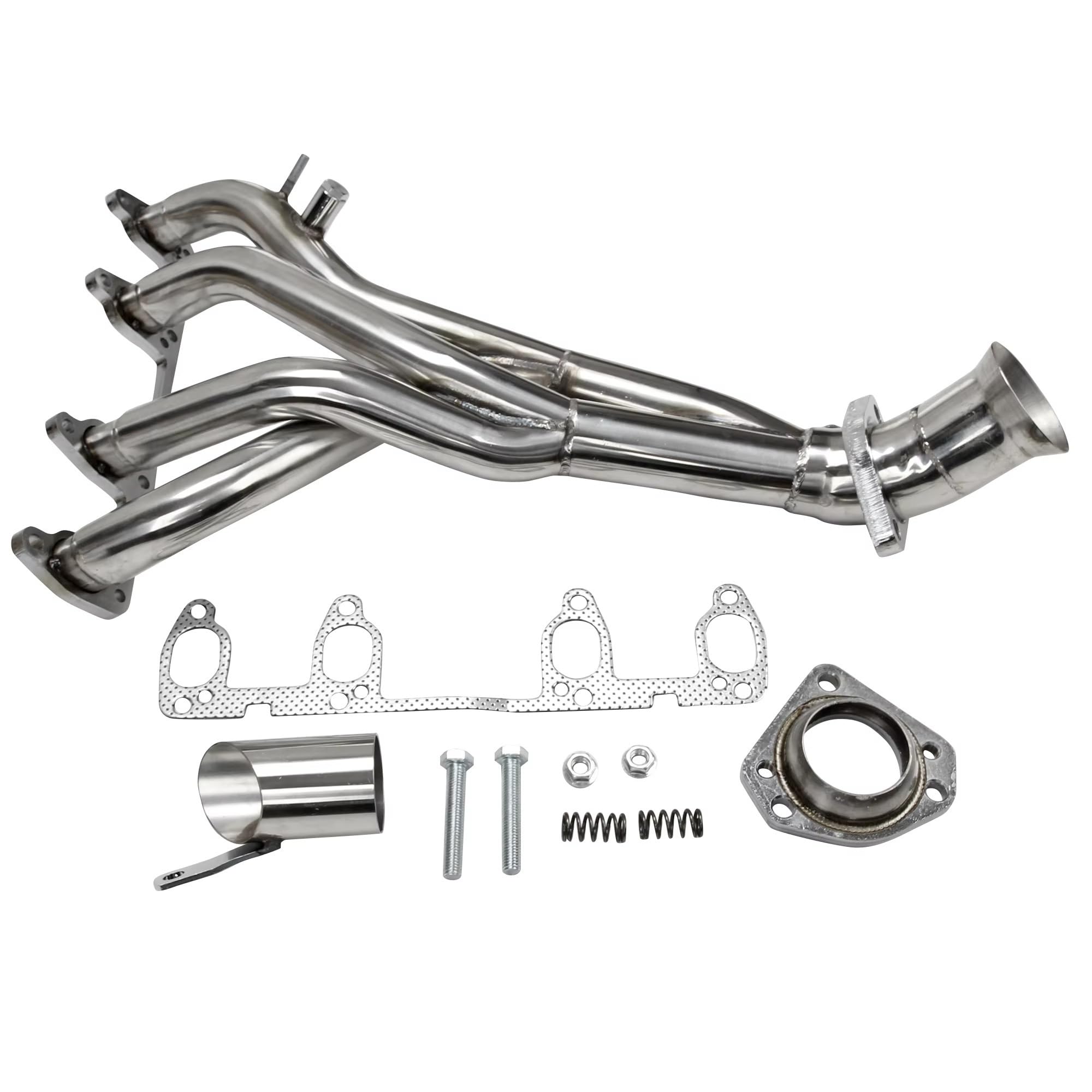 Tuyau D'Echappement Voiture Pour 1985-1998 Pour VW 8V 1,8L/2,0L-pour Golf Pour Mk2/pour Mk3 Pour GTI, Pour Les Collecteurs D'échappement Jetta Race Tuyau D'échappement Turbo