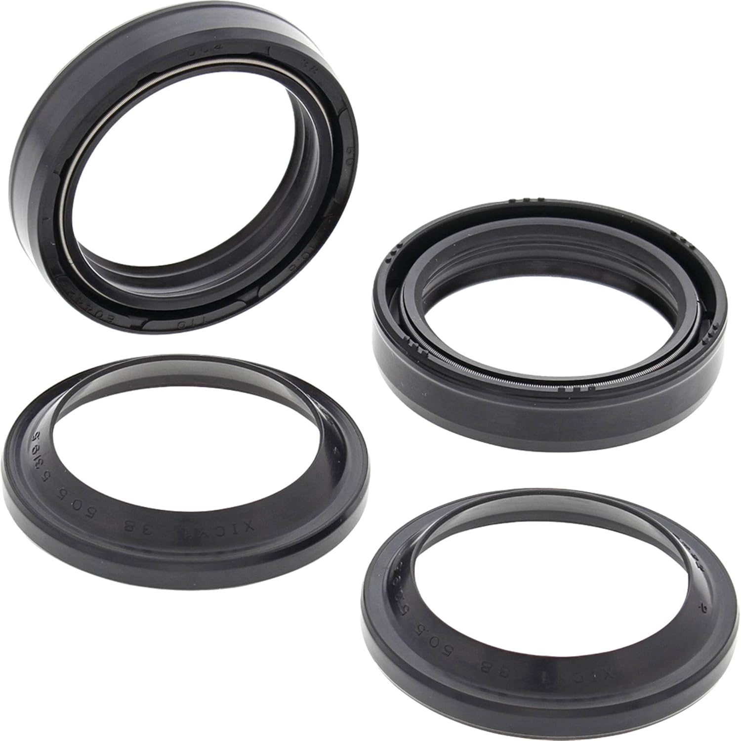 All Balls Racing Fork Seal & Dust Seal Kit 56-124 Compatible With/Replacement For Kawasaki KDX200 1983-1985, KDX250 1980-1984, KL650 B (KLR) TENGAI 1990-1991, KX250 1979-1981