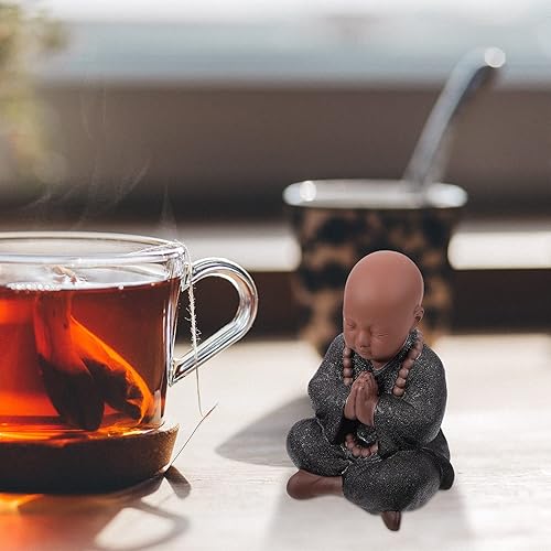 Miniatura 8 de Garneck Decoración de cerámica para bebés de cerámica de escritorio de platillo de adorno de mascotas de té