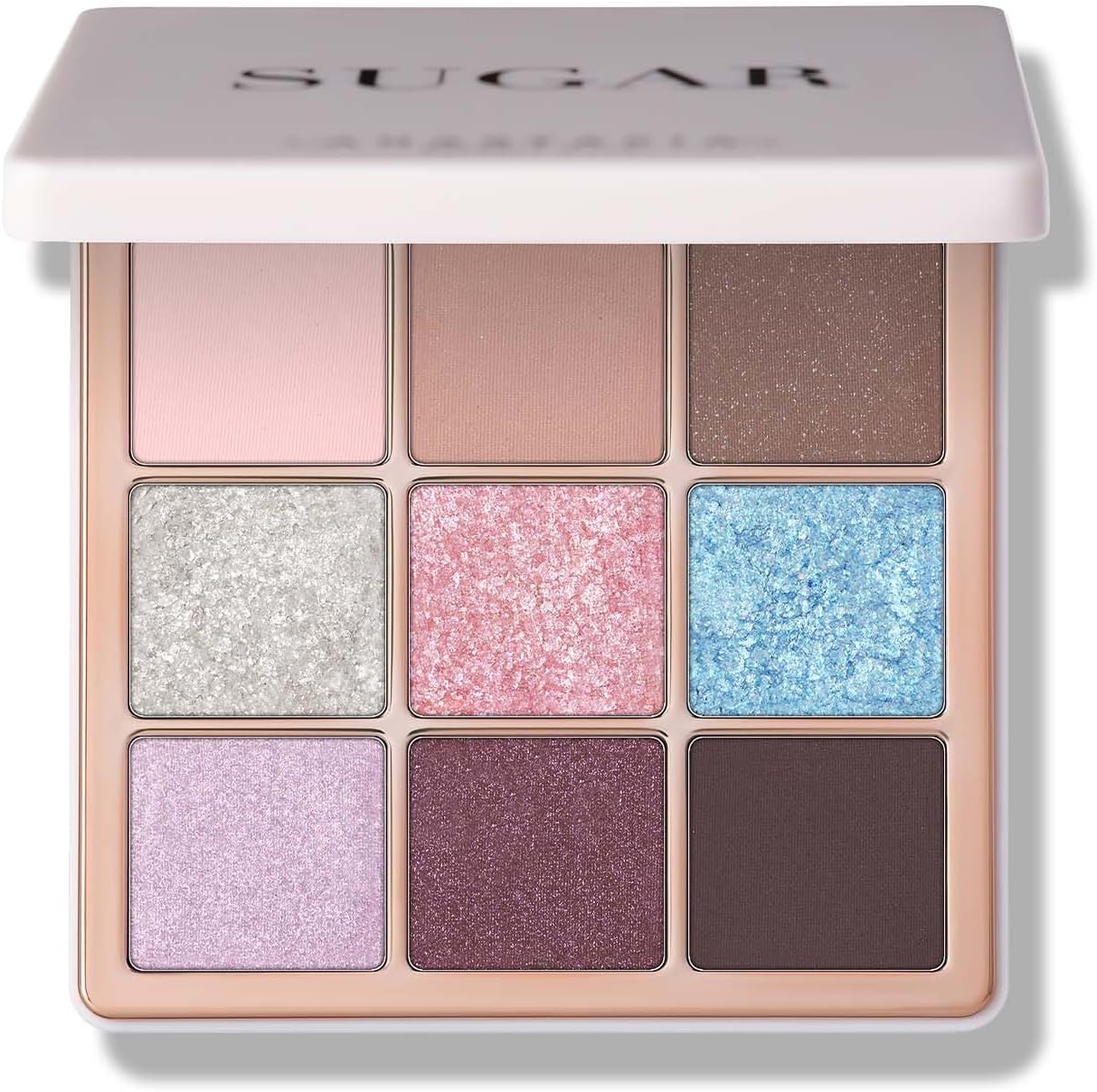 Anastasia Beverly Hills Mini Eyeshadow Palette - High-Pigment Travel-Size Artistry Palette featuring Portable Luminous Metallics and Warm Neutrals
