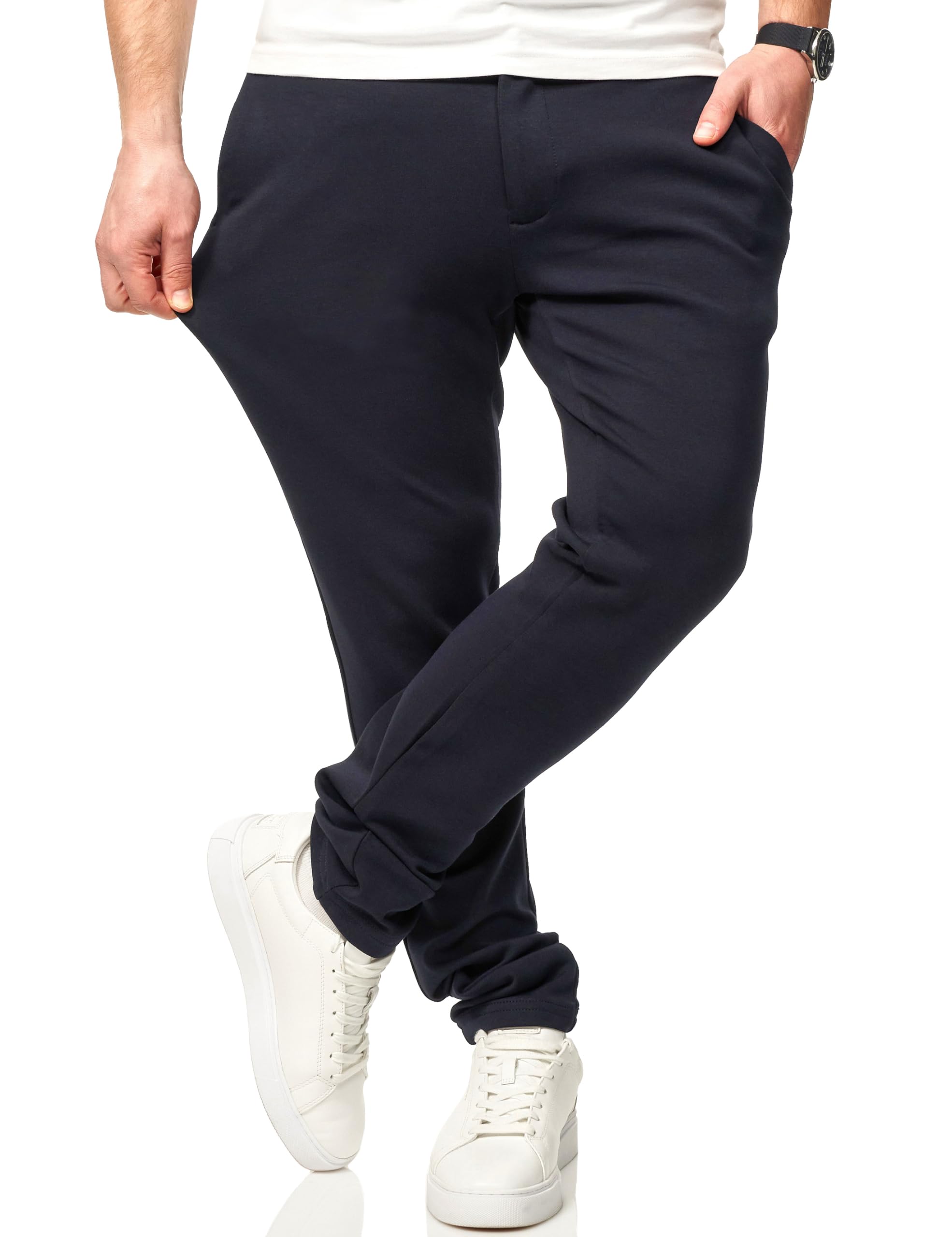 DAILY COTTON Herren Chino Hose Performance Pants Super Stretch Stoffhose Business & Freizeit Bequeme Baumwolle Chinohose