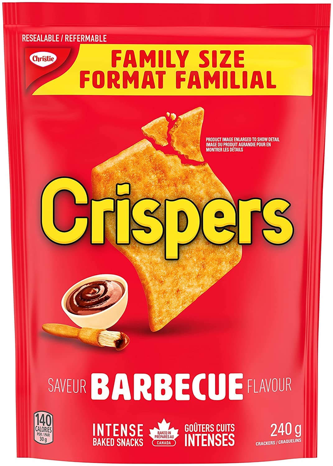 Crispers BBQ 240g Back to School Snack