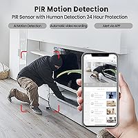 Vista 5 de javiscam Mini cámara espía 2026 mejorada 4K Mini cámara oculta, cámara WiFi con visión nocturna, visión remota, batería de 2800 mAh de larga