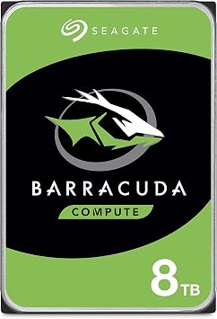 Seagate 3.5 Inch Internal HDD Hard Drive 8TB 5,400rpm BarraCuda Domestic Authorized Dealer Item ST8000DM004