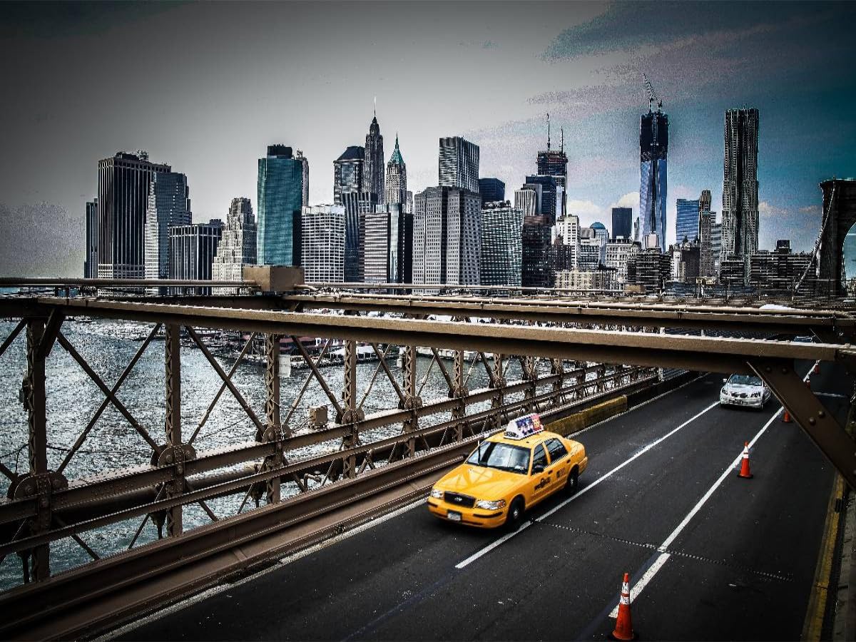 CALVENDO Puzzle Taxi de la Ville de New York 1000 Pieces 64 x 48 cm from Oliver Pinkoss