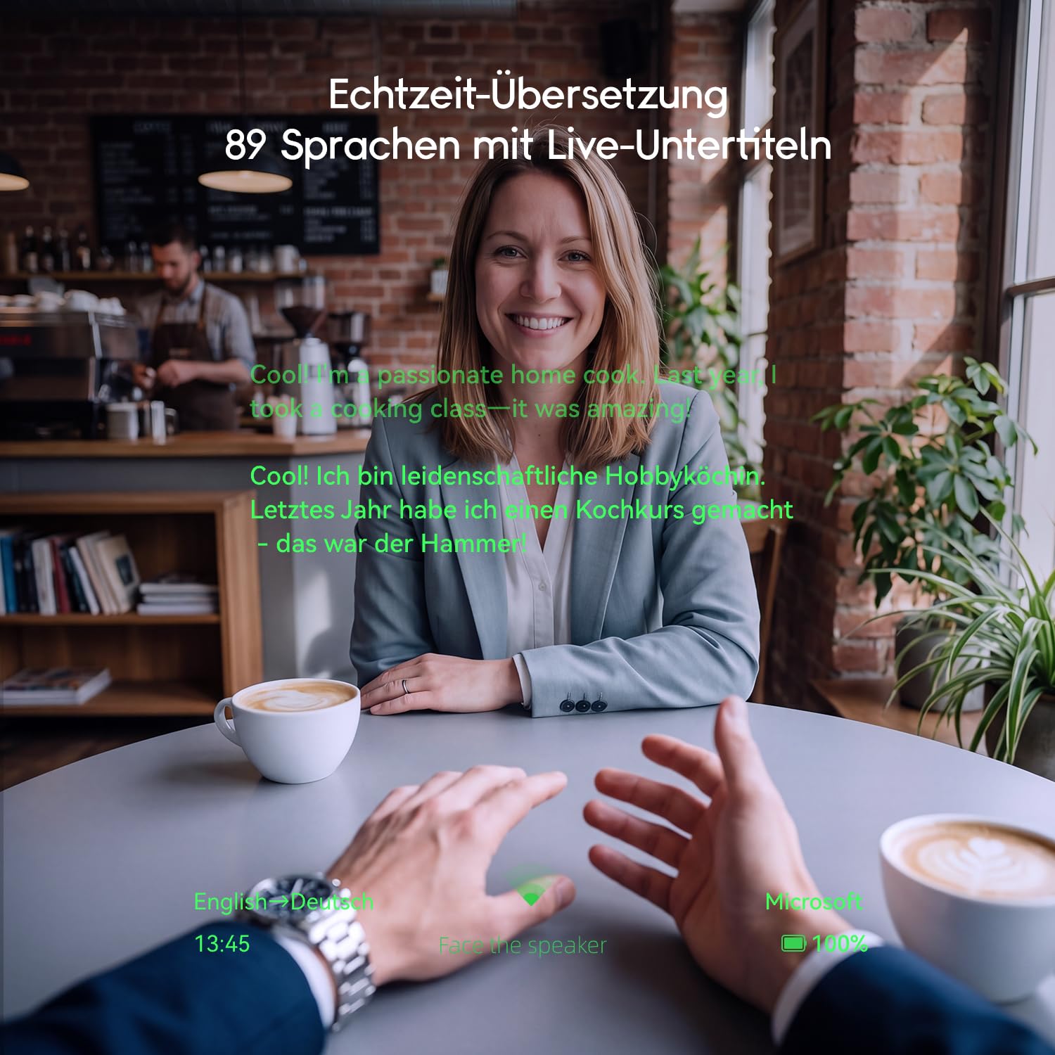 Rokid Glasses (mit Display), AI&AR Smart Glasses, Erste KI-Brille mit ChatGPT & Gemini Support, Ultra-leicht 49g, Echtzeit-Übersetzung & Navigation, Meeting-Notizen