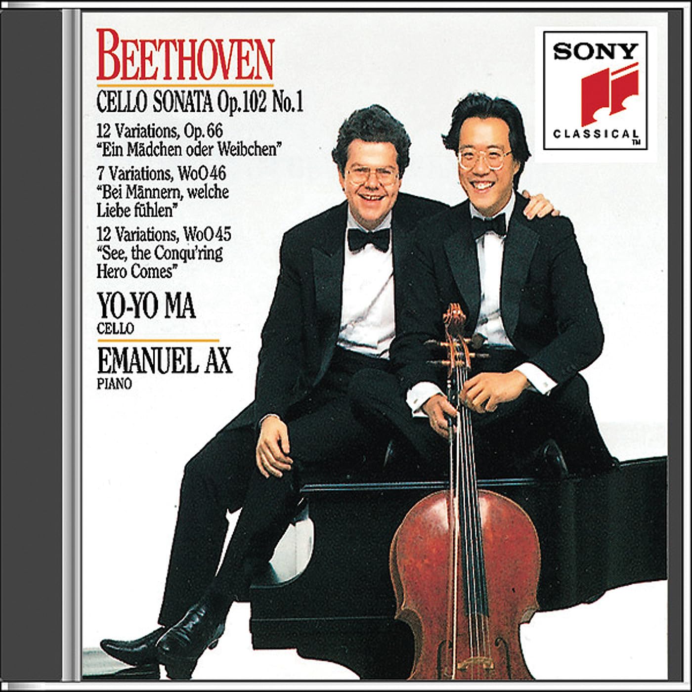 Beethoven: Cello Sonata No.4; Variations [Audio CD] Various Artists; Beethoven / Ma / Ax; Ma /Vcl//Ax /Pno/; Ma /Ax and Beethoven, L V