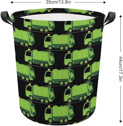 Miniatura 2 de Laundry Basket - Garbage Truck Collapsible Foldable, Decorative Storage Baskets for Toys