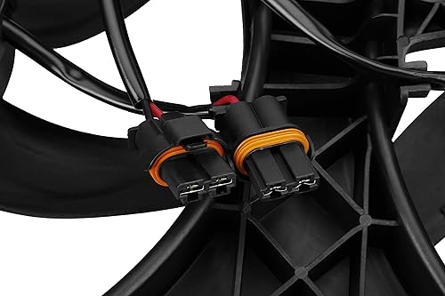 Miniatura 9 de Ventilador de radiador de repuesto, compatible con Nissan Pathfinder, Infiniti QX60, JX35, incluidos los modelos 2013-2020  Reemplaza 21481-3JA2E,