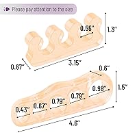 Vista 9 de Dr. JK- Separador de dedos de gel ToePal, 2 pares, espaciadores de dedos, corrector de juanetes