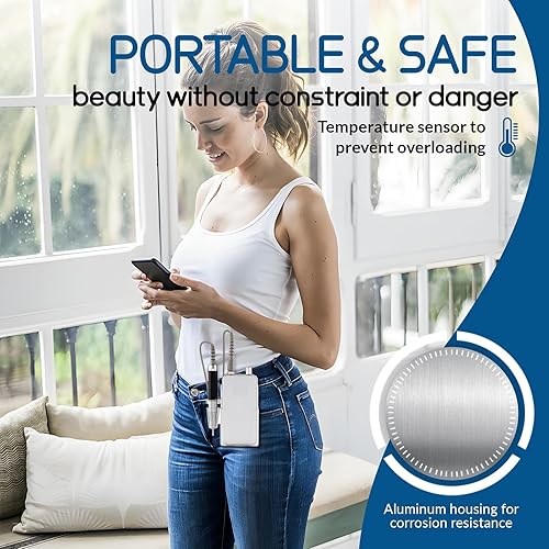 Miniatura 7 de BAOSHISHAN Taladro de uñas profesional, taladro eléctrico portátil de 35000 rpm, recargable e inalámbrico, con estuche para uñas de gel acrílico,