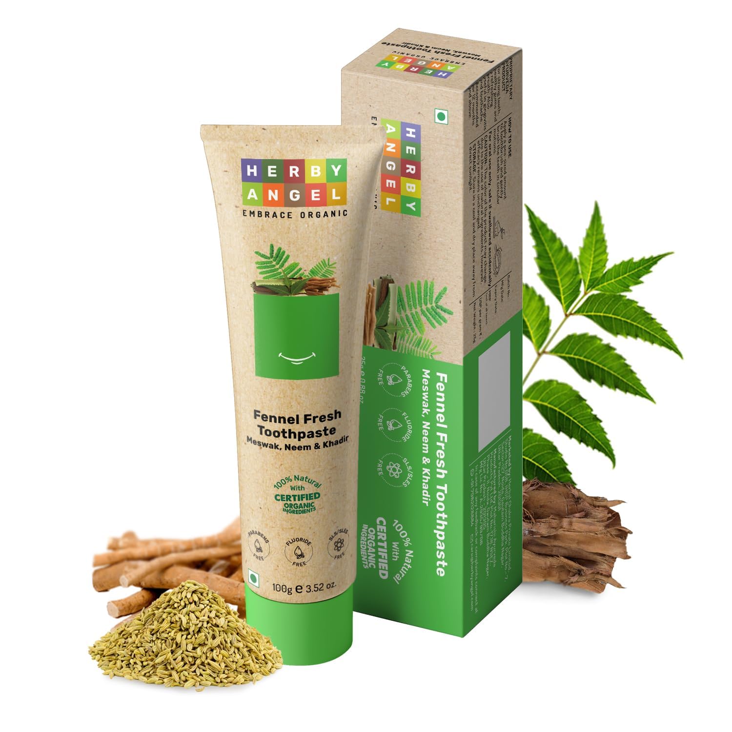 Baby Toothpaste for Strong Teeth, Healthy Gums & Cavity Protection - 100% Natural & Organic Tooth Paste for Kids Ages 12 Months & Above - 100 gm-image-5