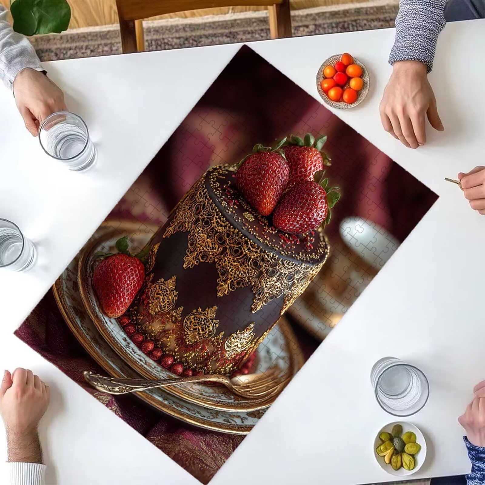 Puzzle dla dorosłych 1500 sztuk liści kobieta 87 x 57 cm puzzle dla dorosłych gra edukacyjna wyzwanie zabawki 1500 elementów dla dzieci, kolorowa układanka do majsterkowania do dekoracji wnętrz