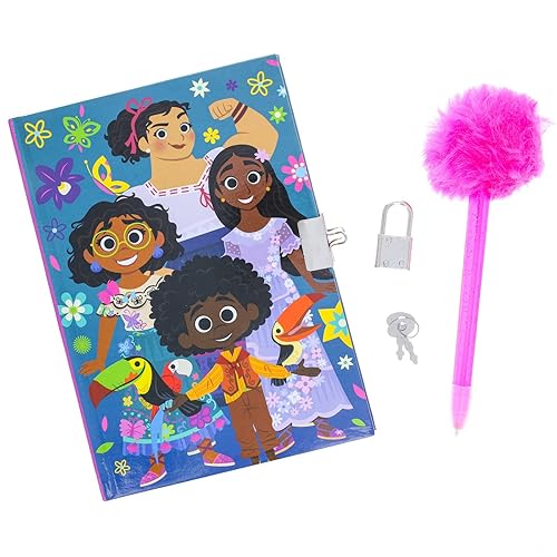 Miniatura 2 de Disney Encanto Journal Diary with Lock Keys Pom Pom Pen Girls Ages 3 and Up