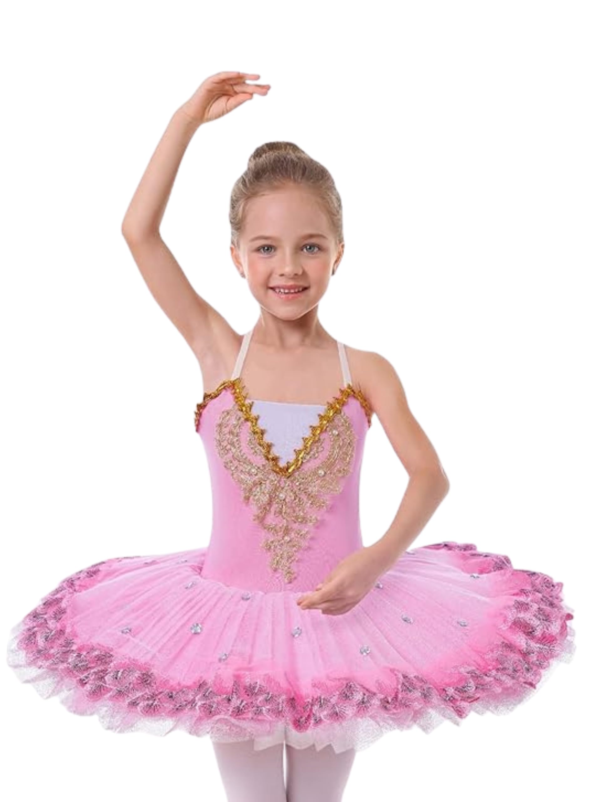 IKAANYA Girls/Women Pancake Tutu Dress with Embellishments for Ballet, Performance-picture-15