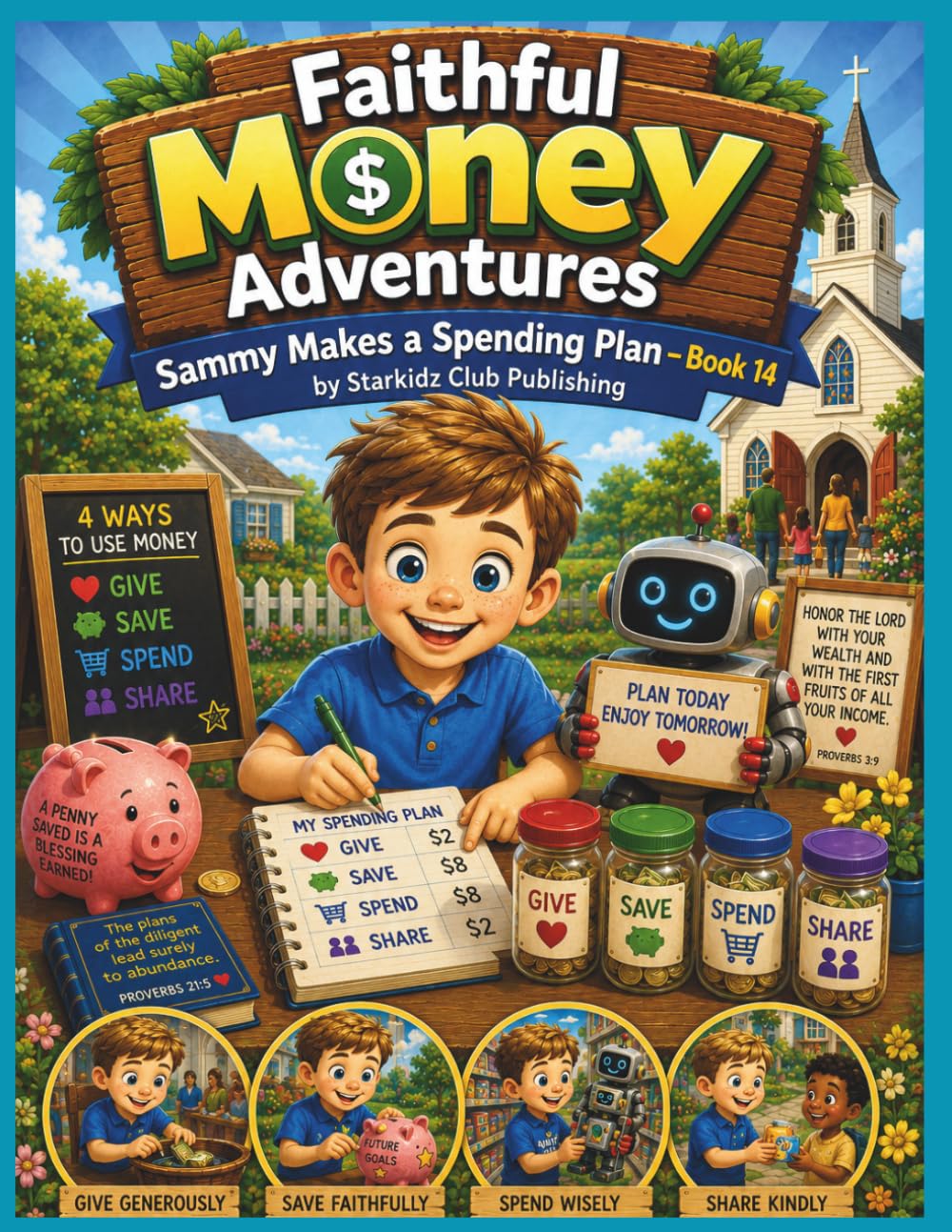 Faithful Money Adventures--Sammy Makes a Spending Plan--Book 14