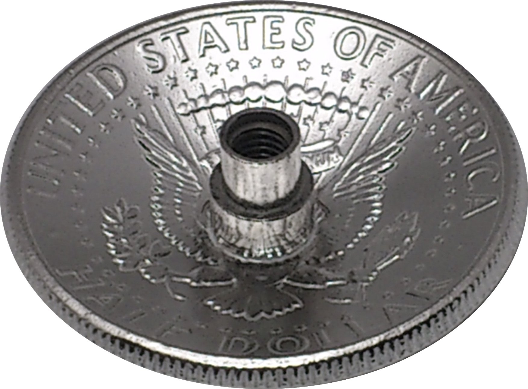 Amazon | コンチョ 50セント ケネディ 銀貨 1967年 (昭和42年) ネジ式 1個 | ボタン 通販