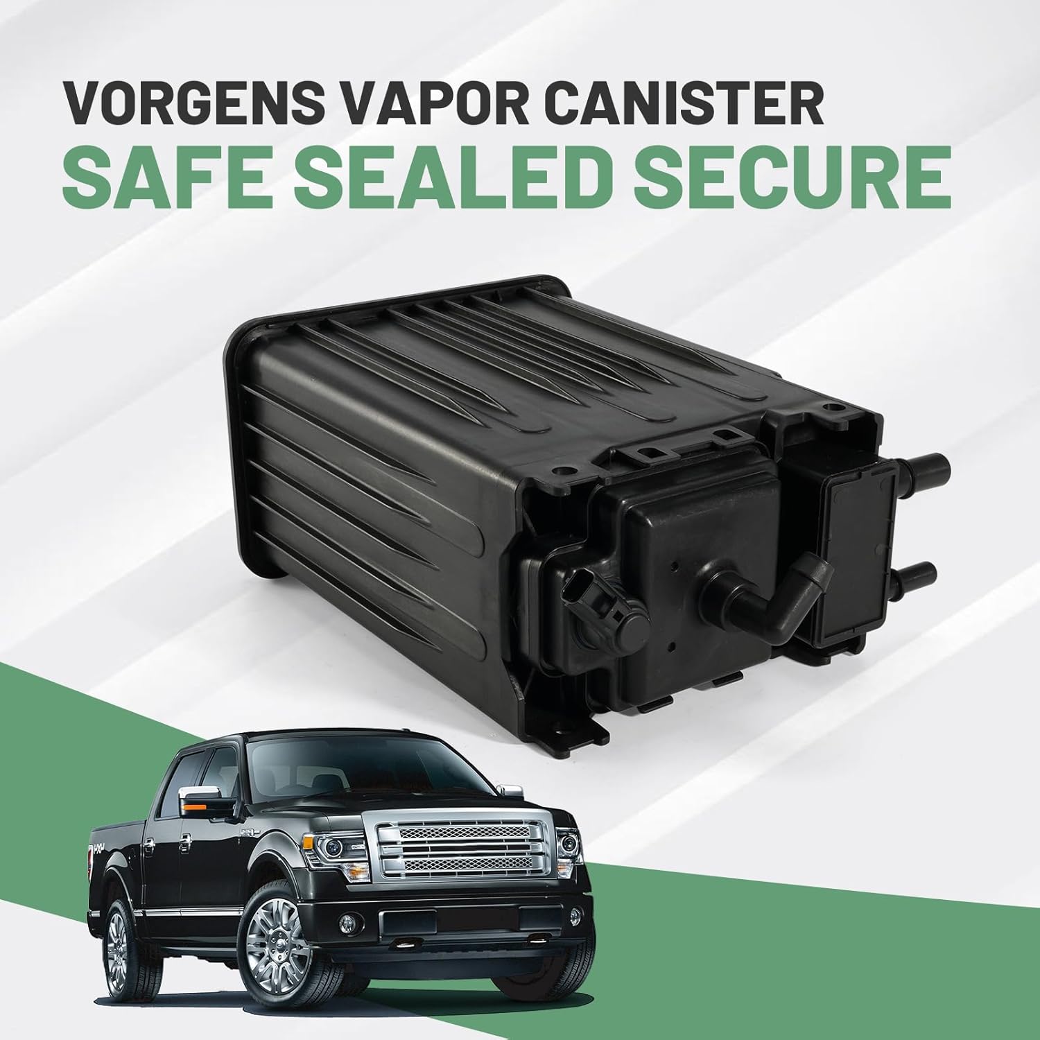 911-307 Vapor Canister, Fit for Ford Lobo, 2009-2014 | Ford F-150, 2009-2014 | Lincoln Mark LT, 2011-2014 - Replace for Dorman Evaporative Emissions Charcoal Canister