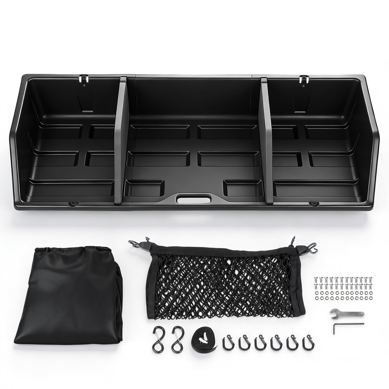 GEARLAST 52' Truck Bed Cargo Box Organizer Slider Storage Loader System