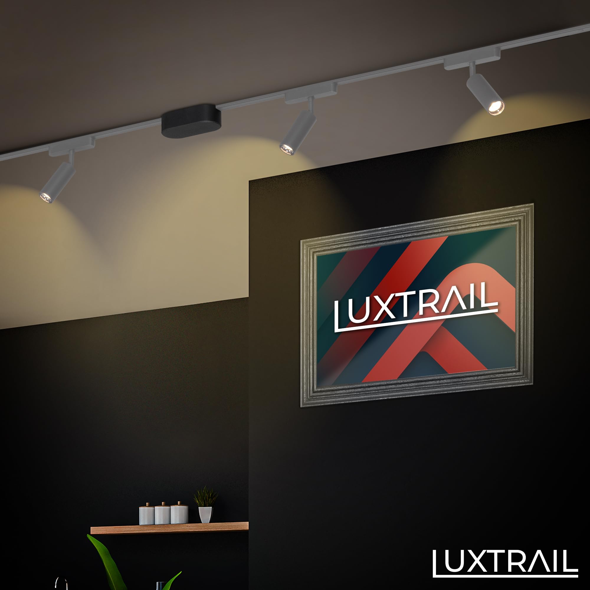 BRILONER Schienensystem Luxtrail Einspeisung 150mm Schwarz