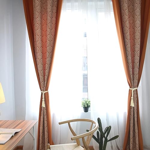 Miniatura 6 de Lazos de cortina para cortinas, alzapaños de cortina boho para exteriores y el hogar, alzapaños de cortina rústicos, cuerda de algodón de macramé (6