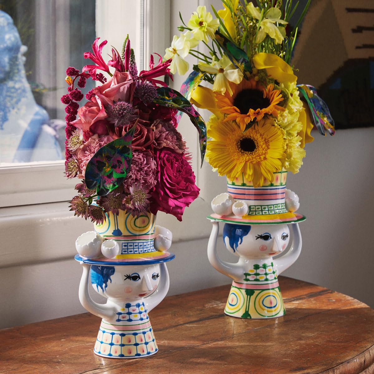 Amazon.co.jp: ビヨン・ヴィンブラッド Bjorn Wiinblad 花瓶 Lady with