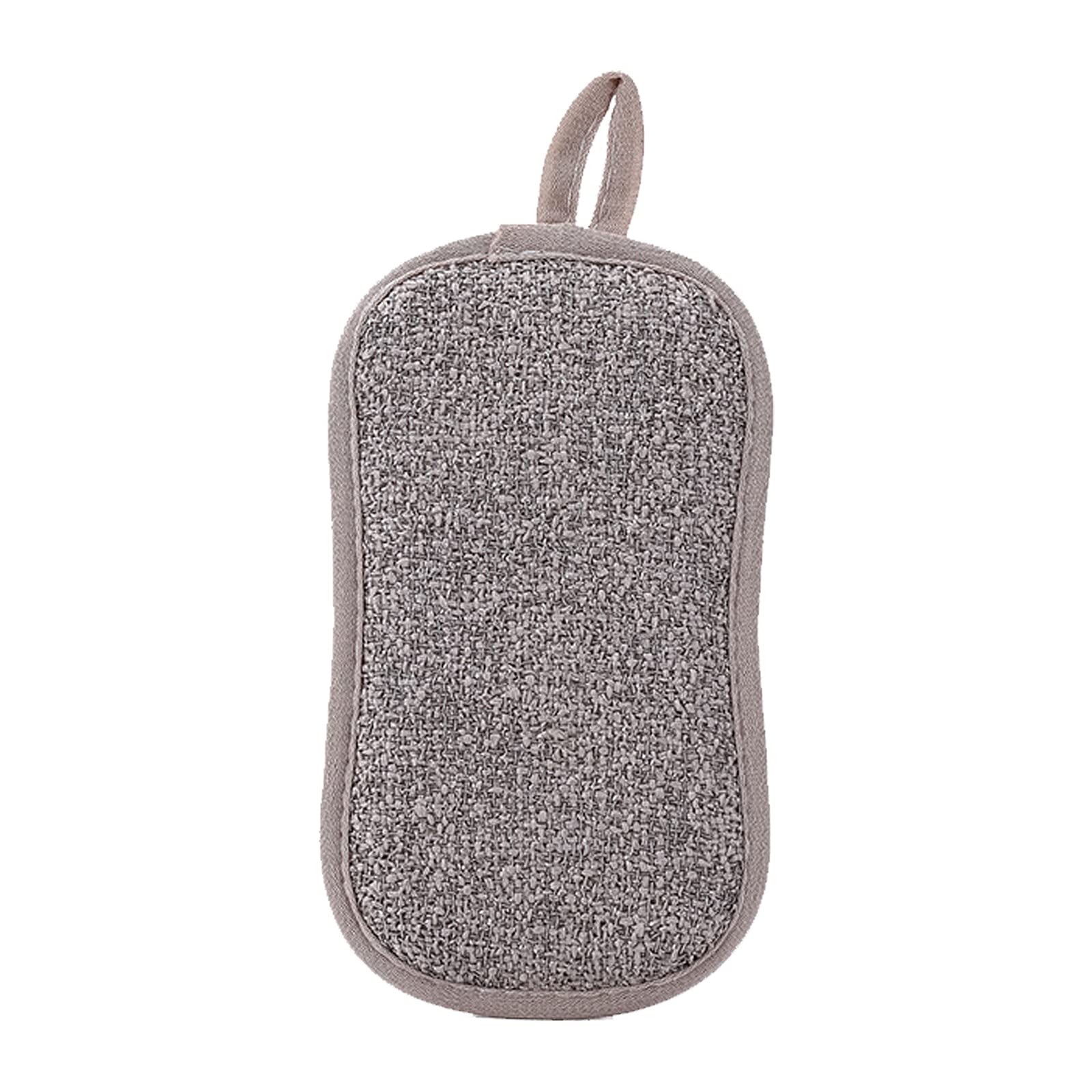 Towel Sponge Cleaning Wiping Dish Rags 2Sided Cloth Absorbent Kitchen Grease Cleaning Supplies Jewelry and Grey One Size