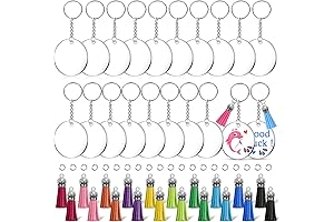 shynek Acrylic Key Chain Blank: Unleash Creativity with Crystal-Clear Keychain Blanks