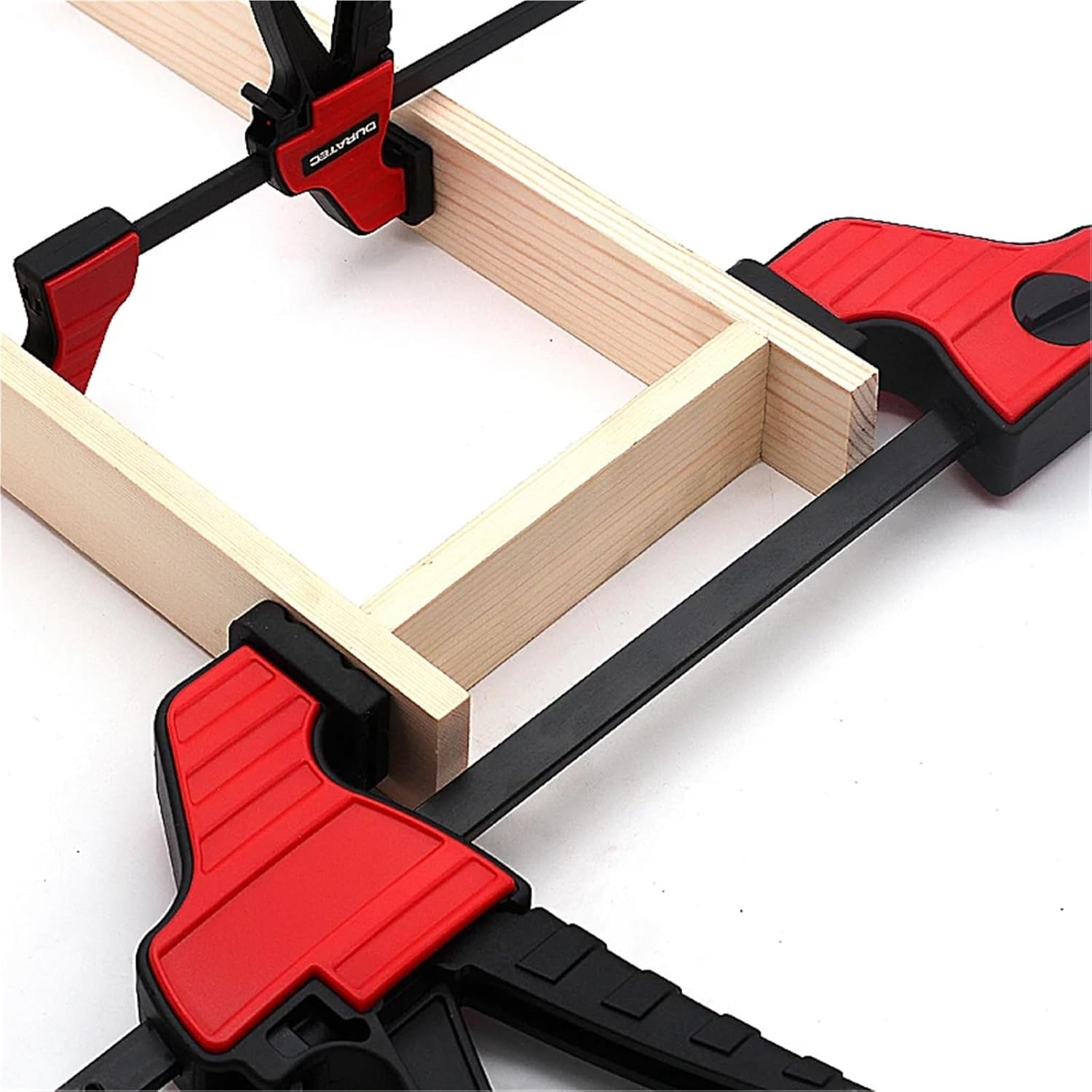 4pcs F Clamps Bar Clamps, Heavy Duty Quick Slide Wood Clamp Smooth Quick Slide Carpentry Bar Clips(4pcs 6inch)