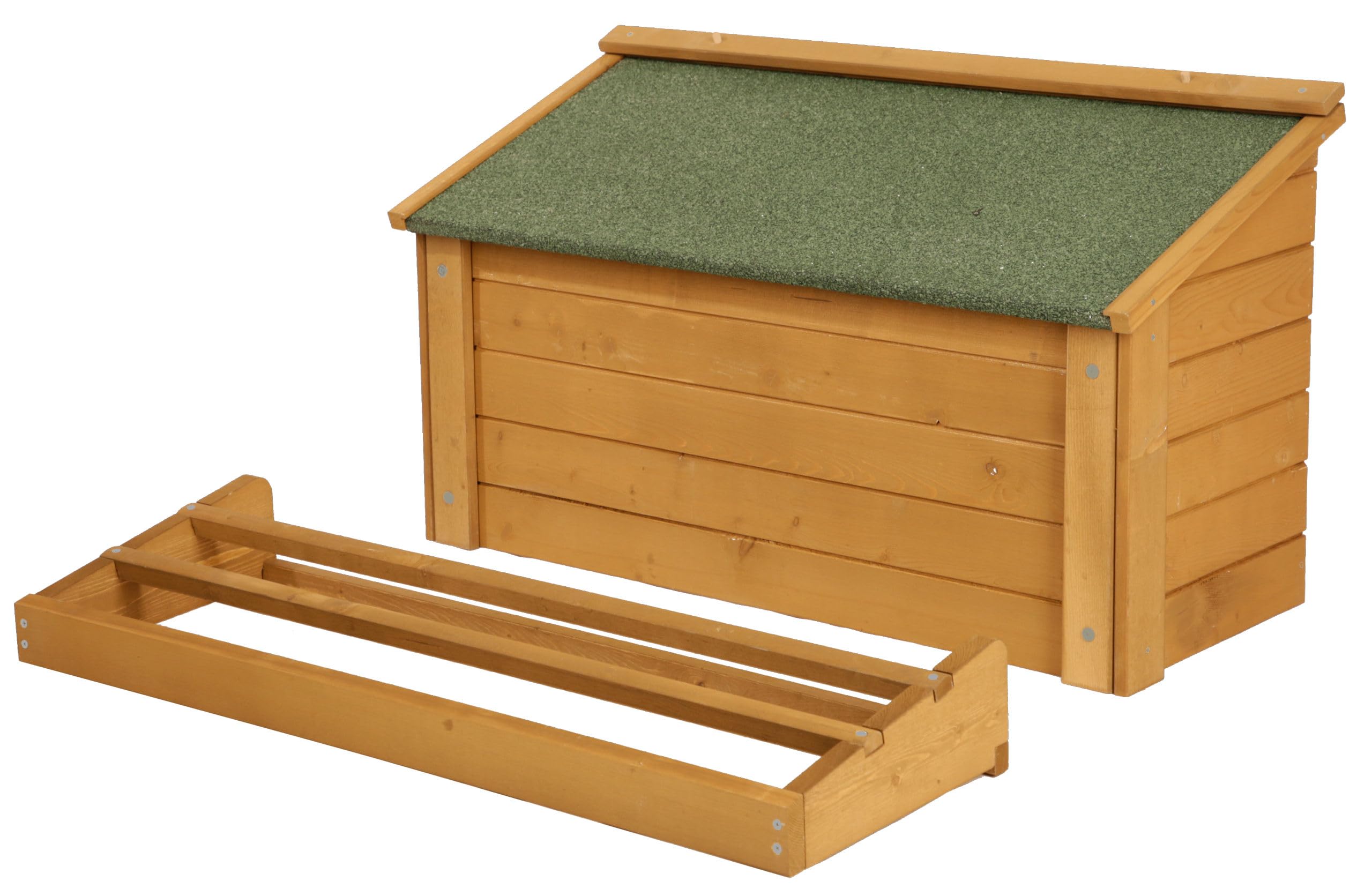 Kerbl Hobbyfarming Nido per piccoli animali per polli, 85x37x48cm, incl. posatoi, facile da montare nella gabbia