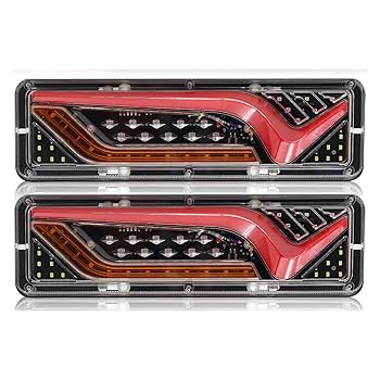 トラック　ledテール　シーケンシャルウィンカー トラックテール LED テールランプ 汎用トラック用 24V 流れる