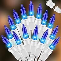 Vista 16 de LAMPHOME 100 luces LED rojas de San Valentín de 21.6 pies, luz conectable para habitación de San Valentín, enchufe para interiores, cable verde